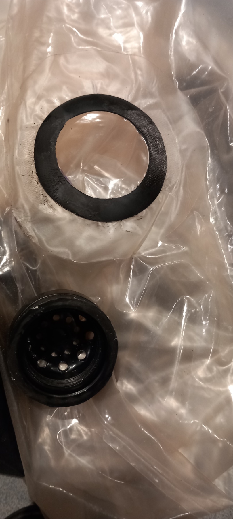 Valve parts on the bench